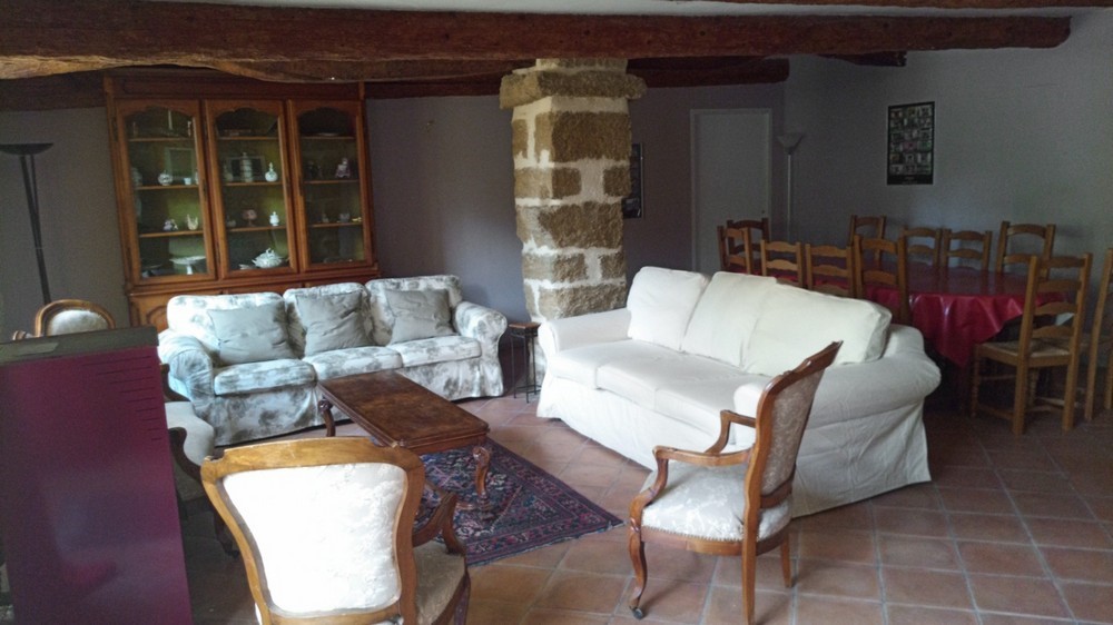 Gîte du Templier salon/salle à manger