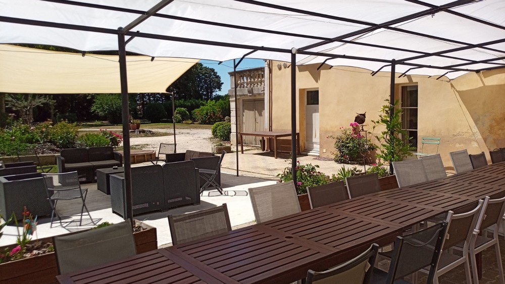 Gîte de Causeran terrasse